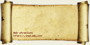 Jeremija Joksić vizit kartica